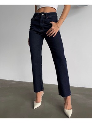 Aida Fashion Kesik Psça Boyfit Jeans