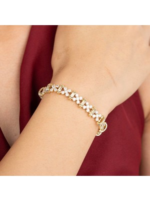 Xuping Xupıng Özel Seri 14K Zirkon Taşlı Bileklik