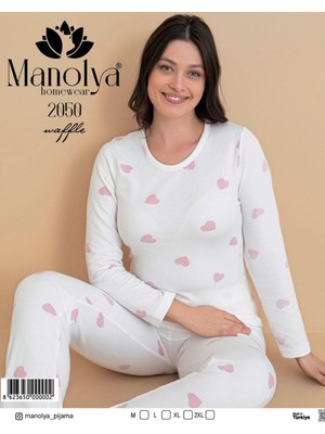 Manolya Waffle Pijama Takımı