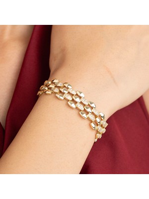 Xuping Xupıng Premium Seri 14K Zincir Bileklik