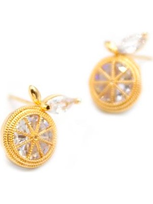 Vexor Portakal Küpe - Altın