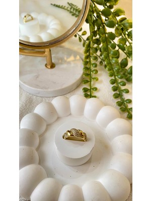 Vıp 14K Xuping Taşlı Burma Yüzük