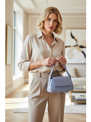 Benerly Kadın Mini Omuz Çanta Flap Kapaklı Ayarlanabilir Askılı Şehir Kullanımına Uygun Kompakt Model