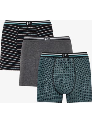 Penti Erkek Renkli Green Line Çoklu Boxer