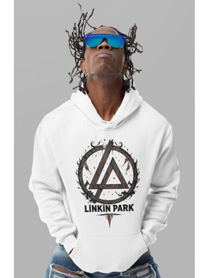 Sevbano Rock Metal Müzik Grubu Linkin Park Baskılı Unisex Oversize Hoodie