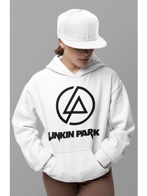 Sevbano Linkin Park Rock Metal Müzik Grubu Baskılı Unisex Oversize Hoodie