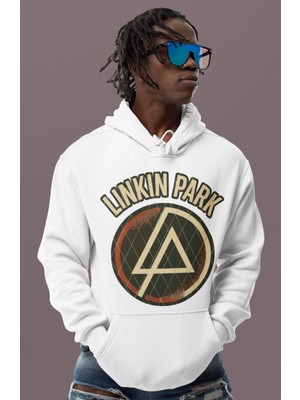 Sevbano Linkin Park Rock Metal Müzik Grubu Baskılı Unisex Oversize Hoodie
