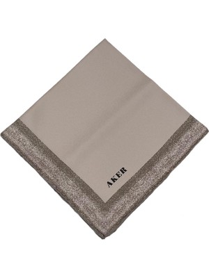 Aker Ipek Eşarp - 8959713-931 Bej Twill