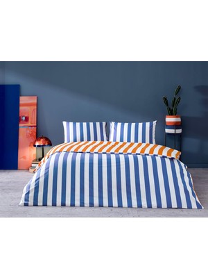 Braventa Collection Neva Standart Pamuk Nevresim Takımı, Turuncu, Çift Kişilik