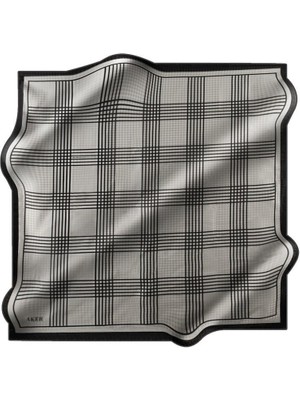 Aker Jakarlı Ipek Eşarp - 8113408-333 Vizon