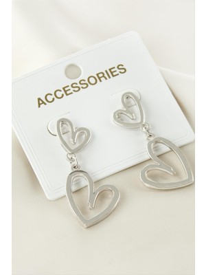 Marsilyan Kalp Metal Küpe