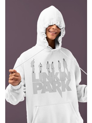 Sevbano Linkin Park Rock Metal Baskılı Unisex Oversize Müzik Grubu Hoodie