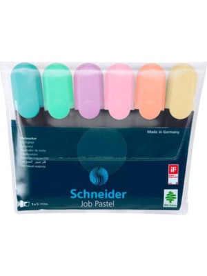 Braventa Collection Job 150 Fosforlu Kalem (Turkuaz, Nane, Leylak, Pembe, Şeftali, Vanilya) 6'lı