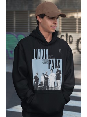 Sevbano Linkin Park Rock Metal Baskılı Unisex Oversize Müzik Grubu Hoodie