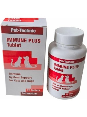 Braventa Collection Pet-Technıc Immune Tablet – Kedi ve Köpekler Için Bağışıklık Güçlendirici Takviye | Beta-Glucan, Pro
