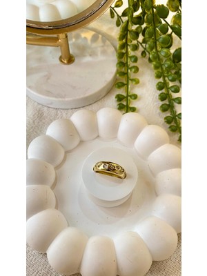 Vıp 14K Xuping Taşlı Bombe Model Yüzük