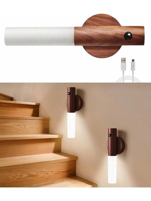 Braventa Collection Forlife Duvar Aplik Hareket Sensörlü Gece Işıkları Iç Mekan Mıknatıslı Taşınabilir LED Şarj Edilebil
