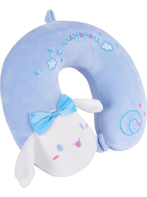 Braventa Collection Tucklebery Yumuşak ve Konforlu Boyun YASTIĞI%100 Visko, Kids Figürlü Seyahat Yastığı (Mavi)