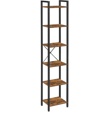 Braventa Collection Raf, Kitaplık, Dikili Raf, DVD Rafı, 6 Seviyeli, Ofis Rafı, Açık Raflar, Ofis, Oturma Odası, , Mutfa