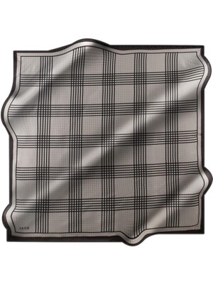 Aker Jakarlı Ipek Eşarp - 8113408-313 Krem