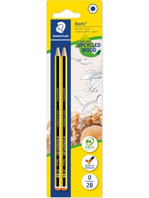 Braventa Collection Staedtler 1200 BK2D Noris 2b Kursun Kalem 2'li Blister