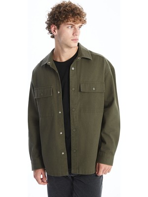 Lc Waikiki Yeni Sezon Rahat Kalıp Gabardin Erkek Gömlek Ceket