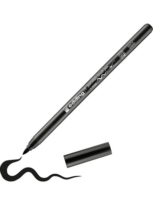 Braventa Collection 4200 Fırça Uçlu Porselen Kalemi - Siyah - 1 Kalem - Fırça Ucu 1-4 mm