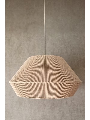 Nylife Beyaz Makrome Bohem ve Rustik Avize