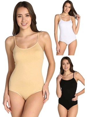 Tutku Kadın Ip Askı Çıtçıtlı Bady 6 Adet-Karışık-S