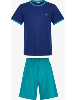 Penti Erkek Renkli Retro Ace Pijama Takımı