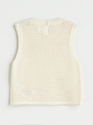 Lc Waikiki Yeni Sezon Kurdele Detaylı Kız Çocuk Triko Süveter