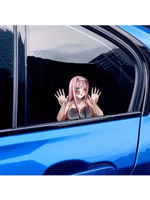 Braventa Collection Ms Anime Kız Sticker Laptop,araba, Motor Sticker