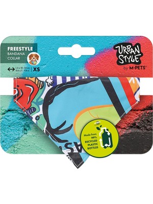 Braventa Collection M-Pets Urban Style Freestyle Bandana Collar (Xs)