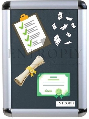 Braventa Collection 3 Adettır - A4 21X30 Belge Çerçevesi - Rondo Açılır Kapanır – Işyeri Eczane Kurum Avm Okul Için Duva