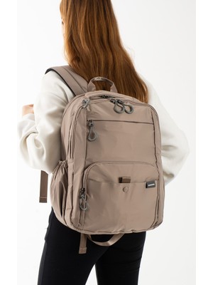 Rky Serenity Sanmorris Unisex Çok Bölmeli Suya Dayanıklı Paraşüt Kumaş Laptop Bölmeli Okul ve Günlük Sırt Çantası