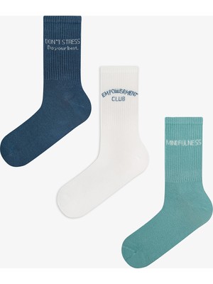 Penti Erkek Renkli Chill Message 3'lü Soket