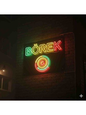 Kamer Neon LED Işıklı Börek