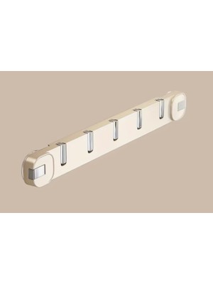 BayMusK Teknoloji Beyaz Renk Vakumlu Kanca Kapı Duvar Elbise Askısı Katlanabilir Kanca