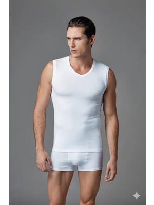 Eros Erkek V Yaka Sıfır Kollu Micro Modal Atlet ERS053