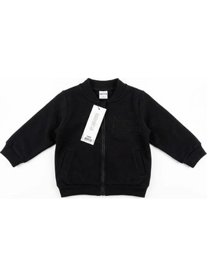 Nanica Unisex Çocuk Siyah Mevsimlik Hırka 1-5