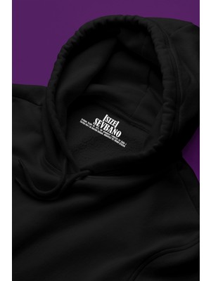 Sevbano Bts Müzik Grubu Jungkook Suga J-Hope Jimin Jin Rap Monster Yazılı Unisex Oversize Hoodie