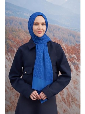 Armanda Monogram Desen Şal 3098-SAKS