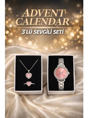 3’lü Sevgililer Günü Seti | Gümüş Set