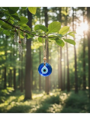 İğne İzi Reçine 5 cm Nazar Boncuğu ( 10 Adet )