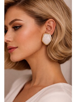 Seherden Vintage Geometrik Zarif Küpe