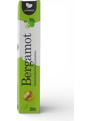 Layansaa Bergamot Tütsüsü – 20’li Doğal Çubuk Tütsü