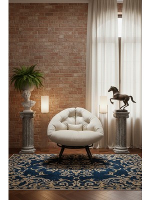 AVYNA Ergonomik Tekli Berjer Koltuk – Modern Şık Tasarım, Yastıklı, Çelik Iskelet, Krem