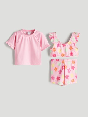 Lc Waikiki Yeni Sezon Baskılı Kız Bebek Mayo Takımı