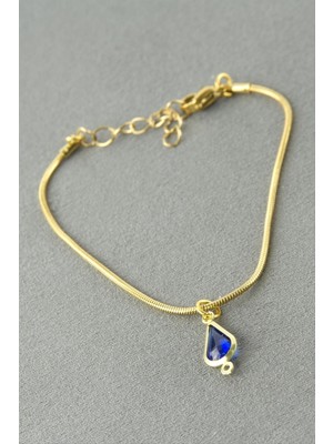 Bijuteri Net Damla Taşlı Çelik Bileklik