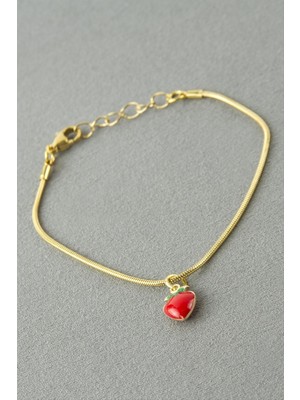 Bijuteri Net Elma Çelik Bileklik